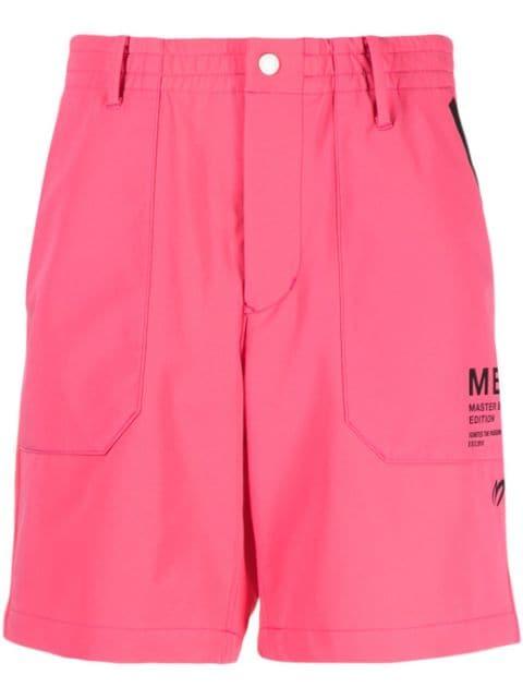 logo-patch elasticated-waist shorts by MASTER BUNNY EDITION