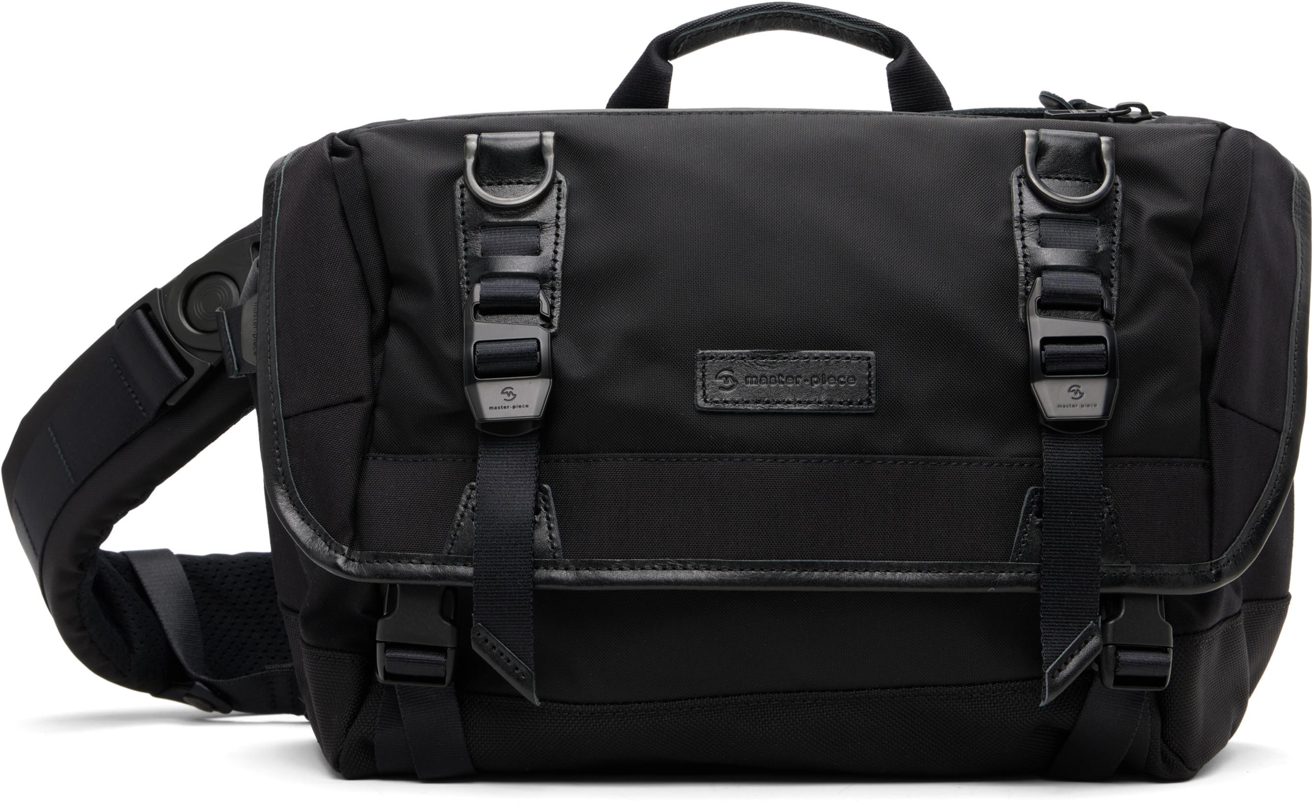 Black Potential Messenger Bag by MASTER-PIECE