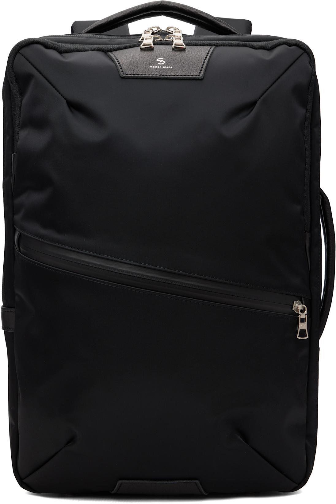 Black Progress 2WAY Backpack by MASTER-PIECE