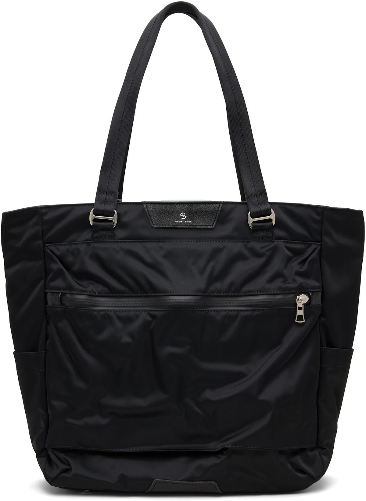Black Progress 2WAY Tote by MASTER-PIECE