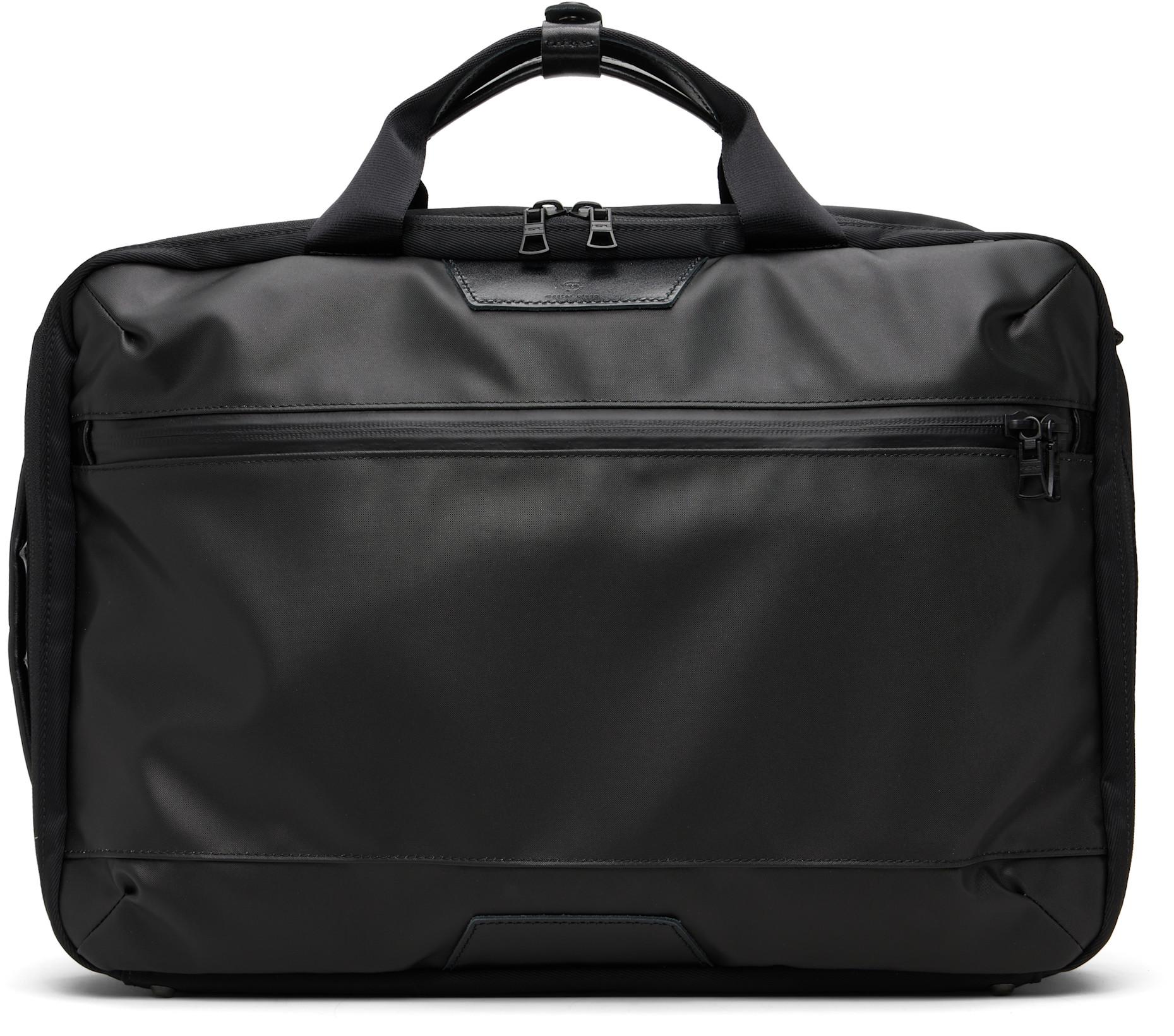 Black Progress Coating 3WAY Briefcase by MASTER-PIECE
