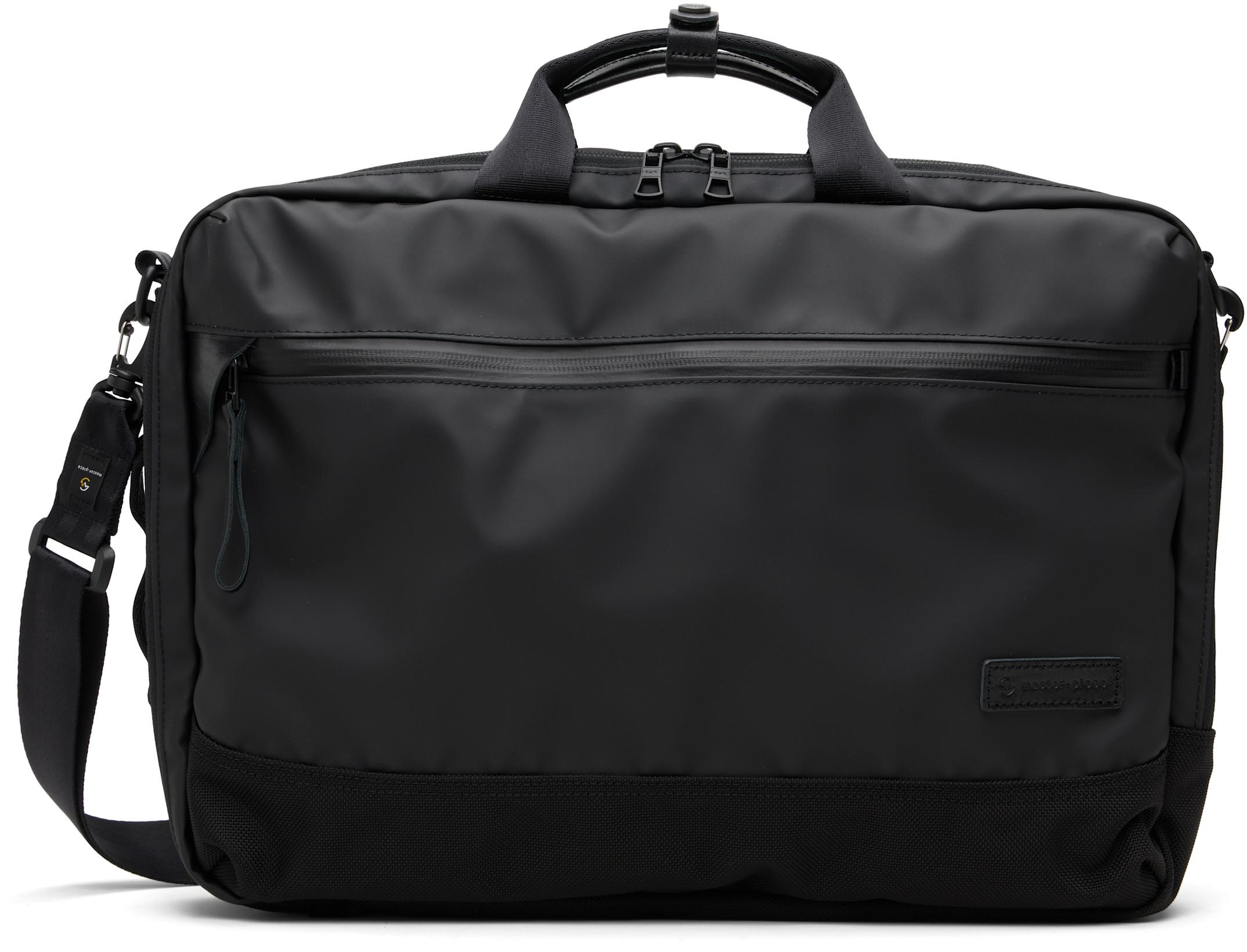 Black Slick 3WAY Briefcase by MASTER-PIECE