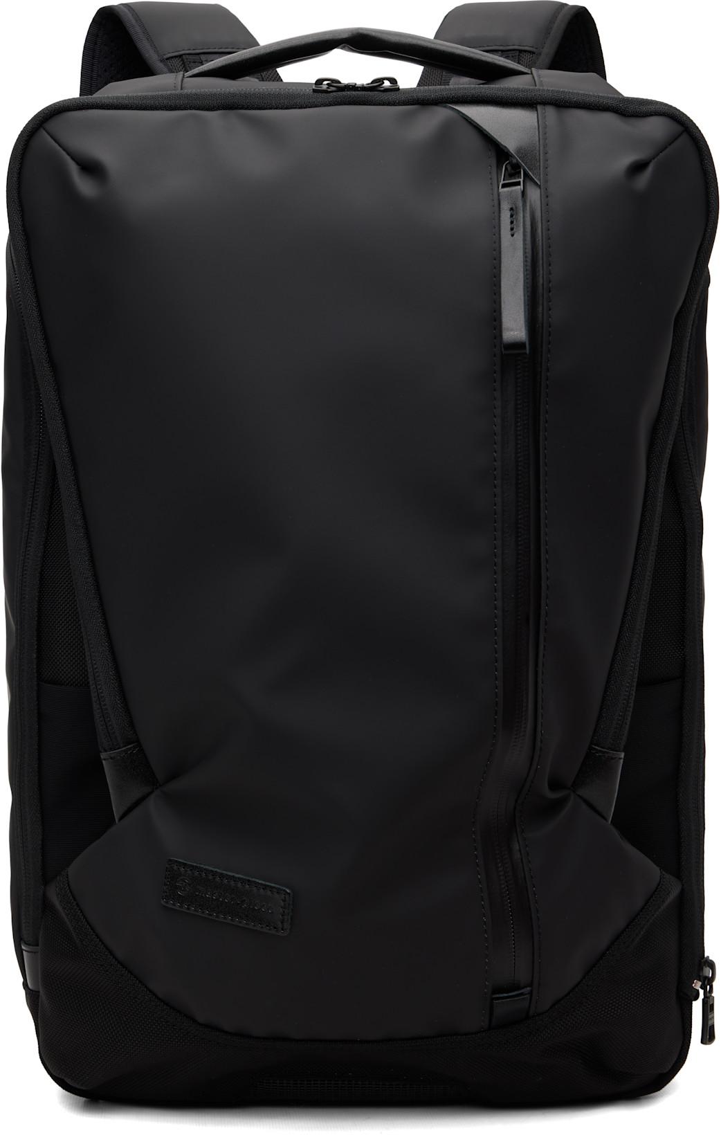 Black Slick L Backpack by MASTER-PIECE