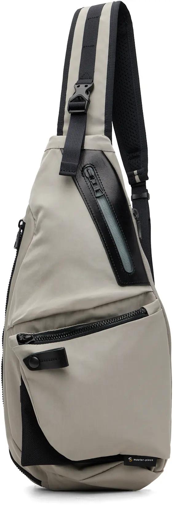 Gray Circus Sling Bag by MASTER-PIECE
