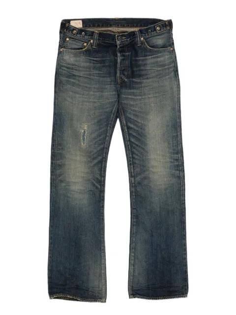 buttoned belt-loop  jeans by MASTERCRAFT UNION