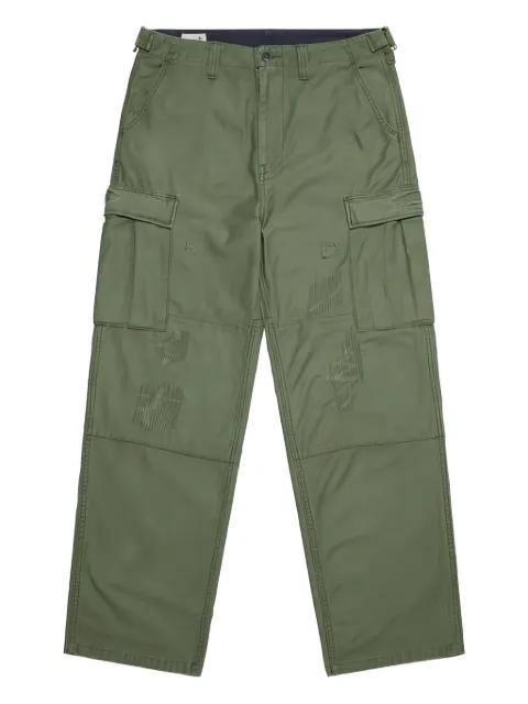 embroidered cargo pants by MASTERCRAFT UNION