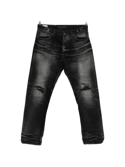 ripped-detail jeans by MASTERCRAFT UNION