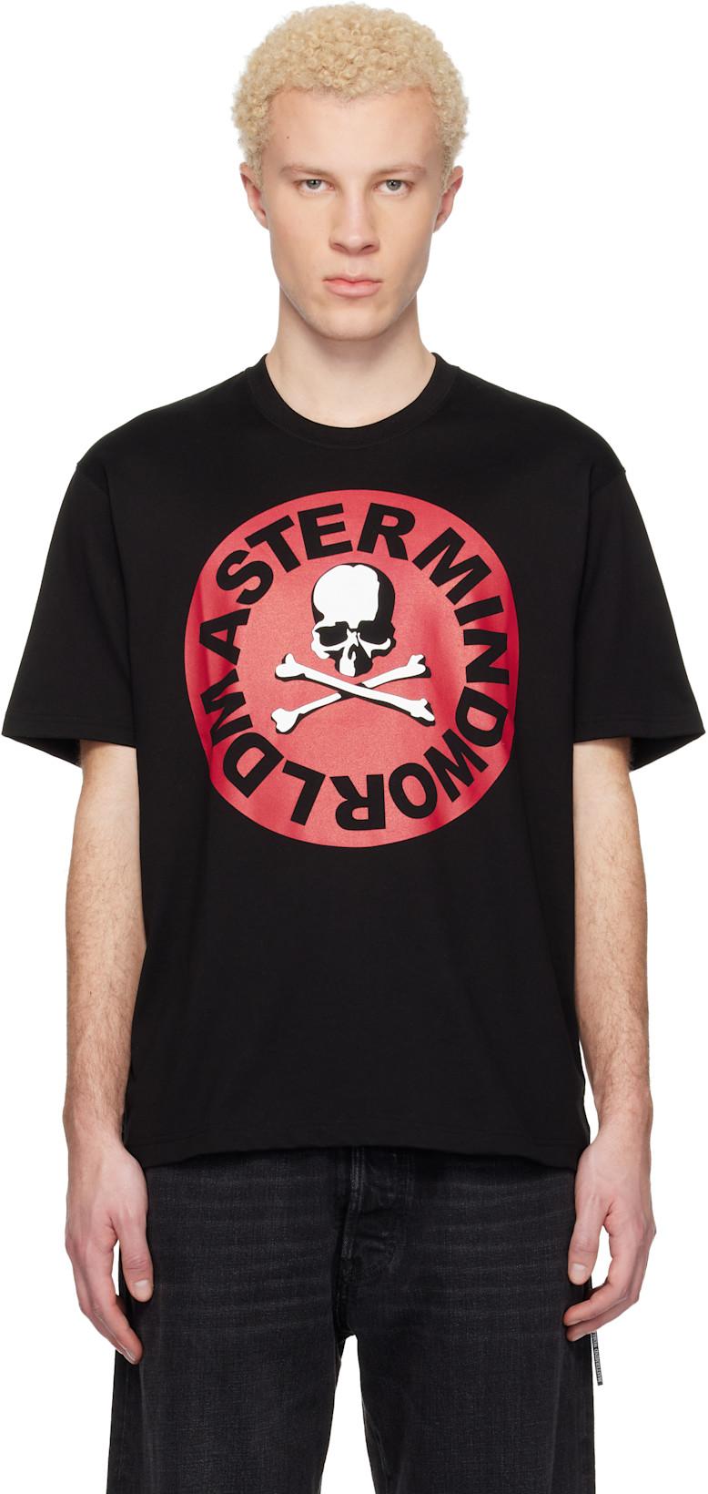 Black MW Circle SS T-shirt by MASTERMIND