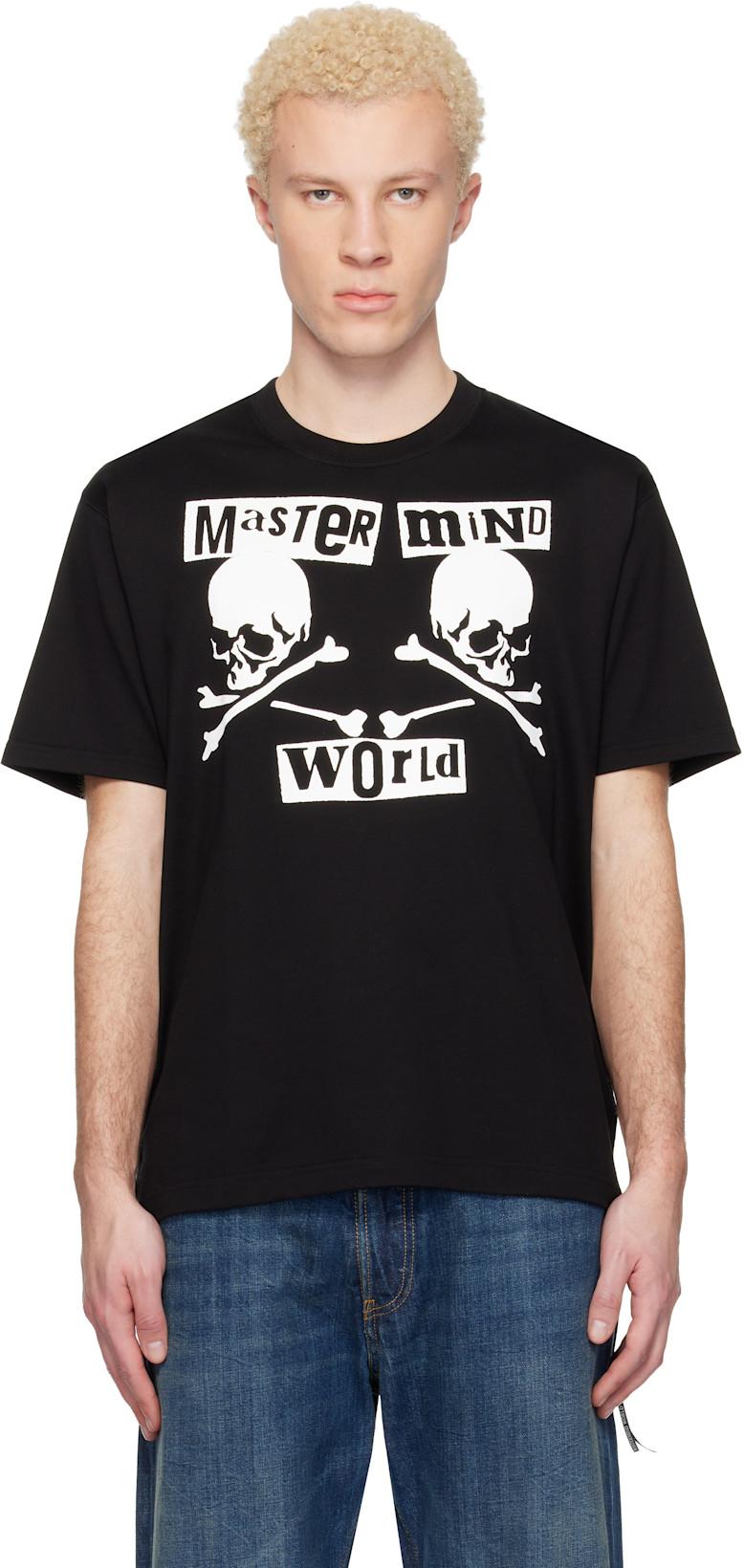Black MW Flyer SS T-shirt by MASTERMIND