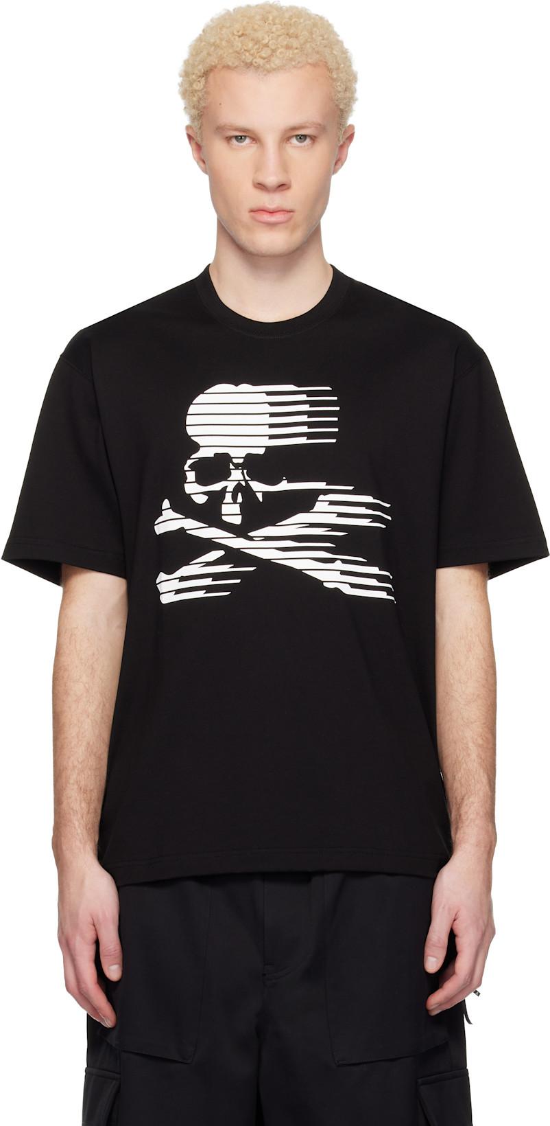 Black MW Motion Skull SS T-shirt by MASTERMIND