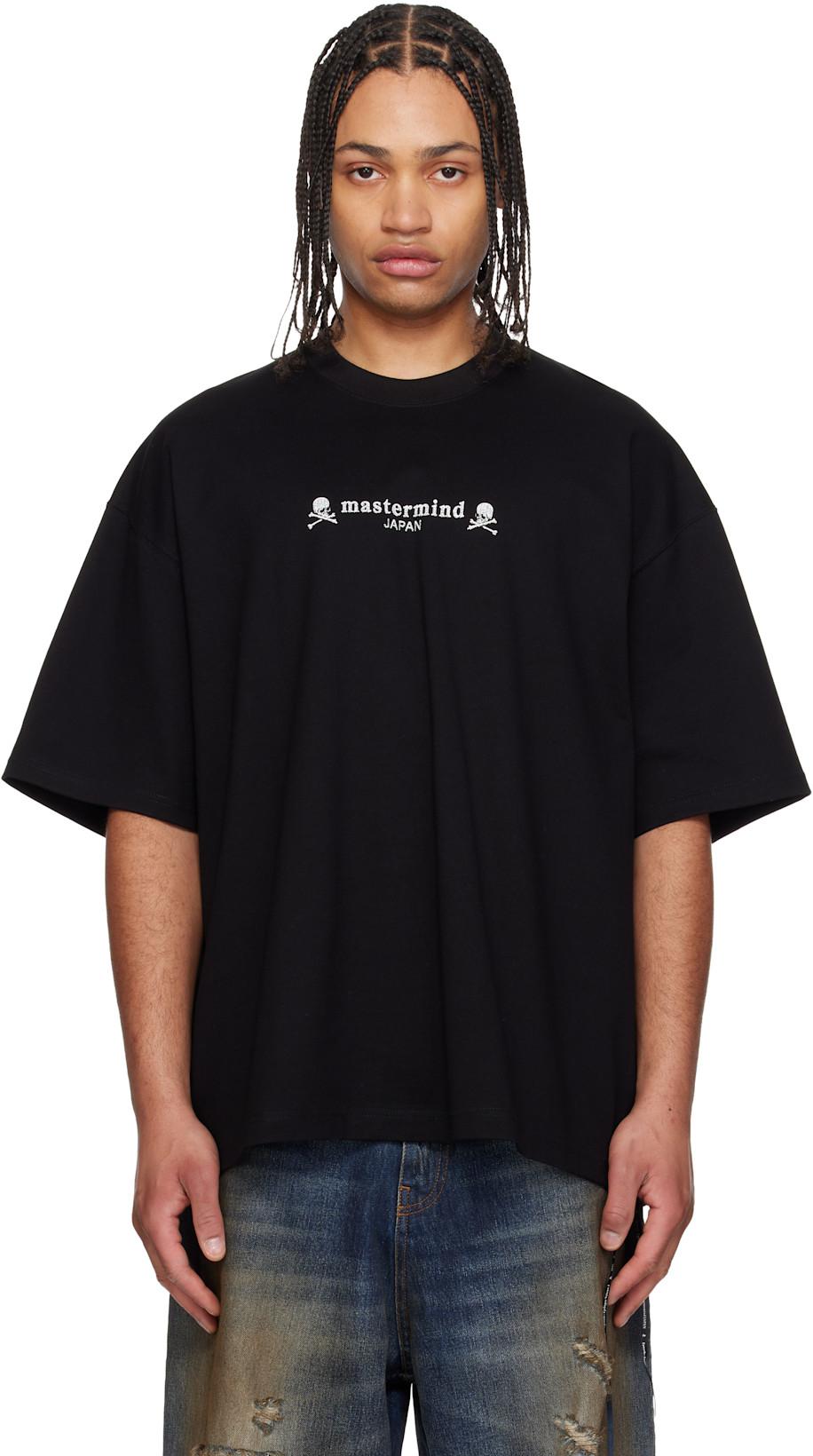 Black OG Embroidery-Ish T-shirt by MASTERMIND