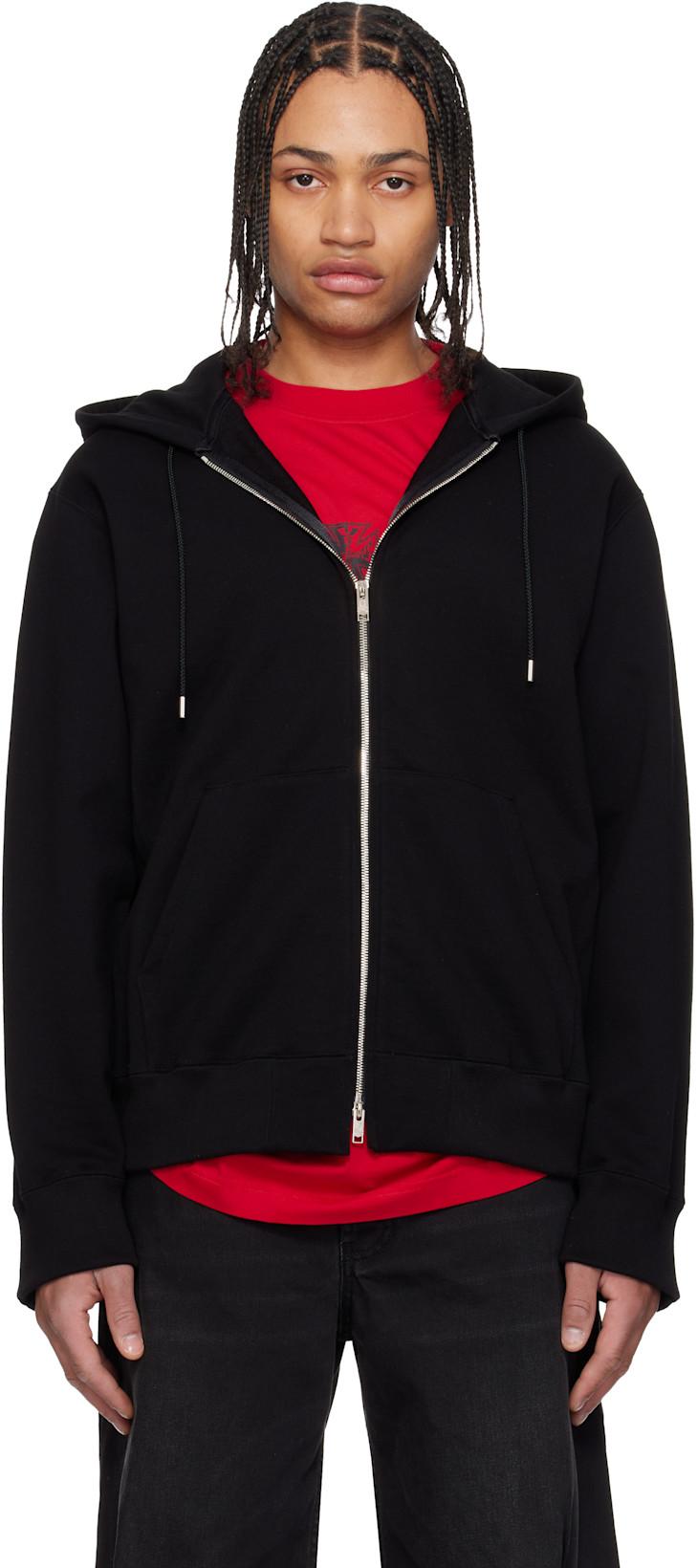 Black OG Embroidery-Ish Zip-Up Hoodie by MASTERMIND