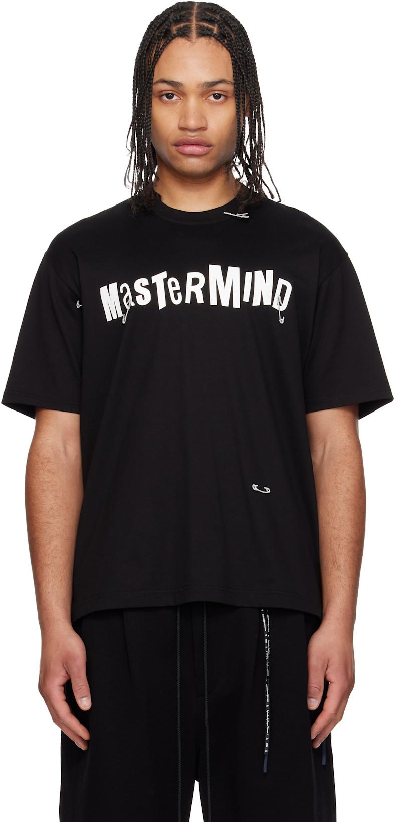Black Safety Pin T-shirt by MASTERMIND