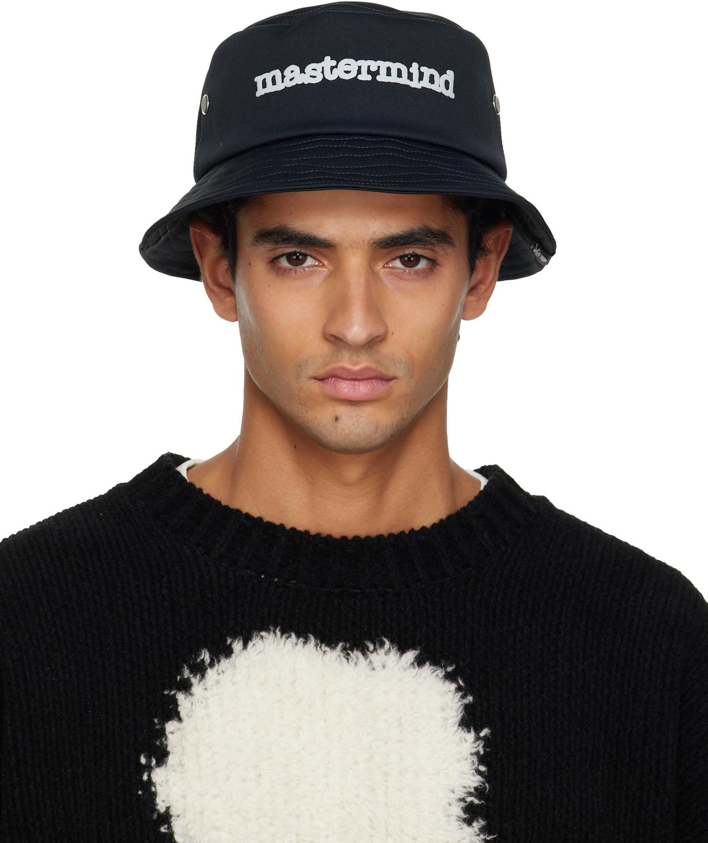 Black Stitched Bucket Hat by MASTERMIND
