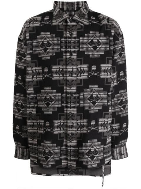 Chimayo jacquard cotton shirt by MASTERMIND