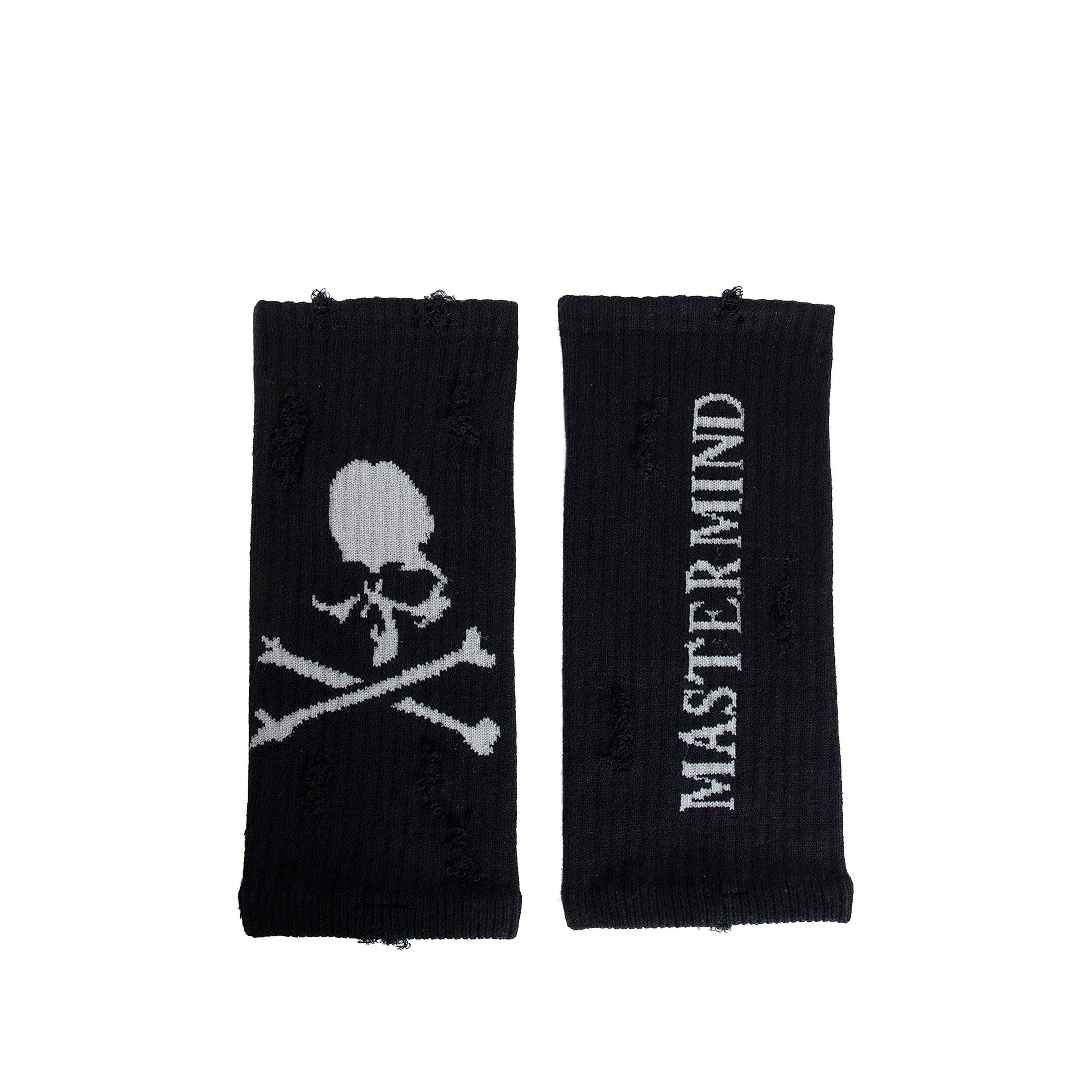 Distressed long arm sleeves by MASTERMIND