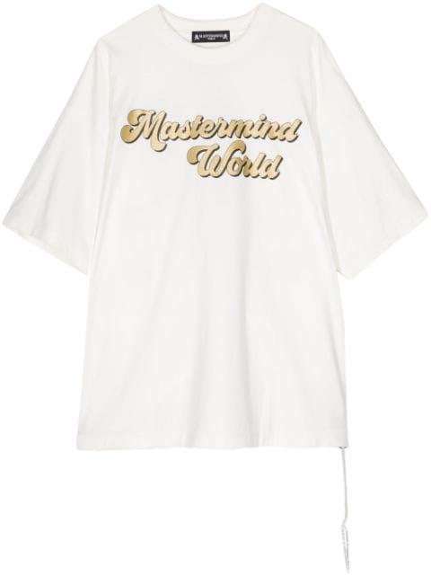 Glitter Skull cotton T-shirt by MASTERMIND