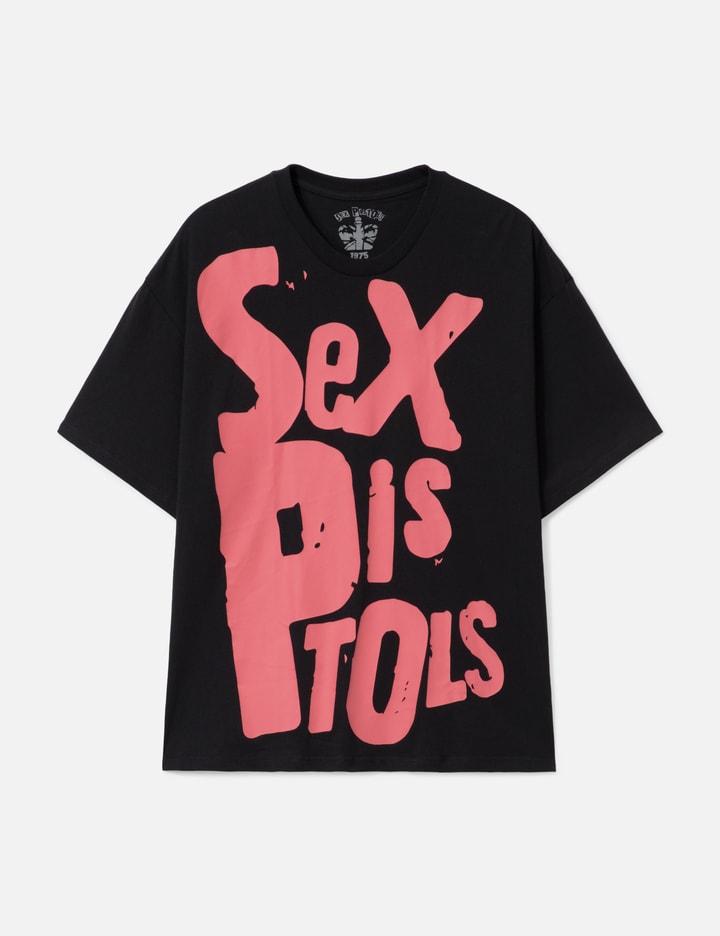 Mastermind World Xex Pistols Logo Boxy Fithortleeves T-Shirt by MASTERMIND