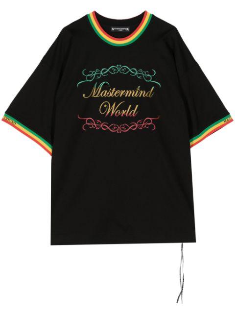 Rasta logo-print cotton T-shirt by MASTERMIND