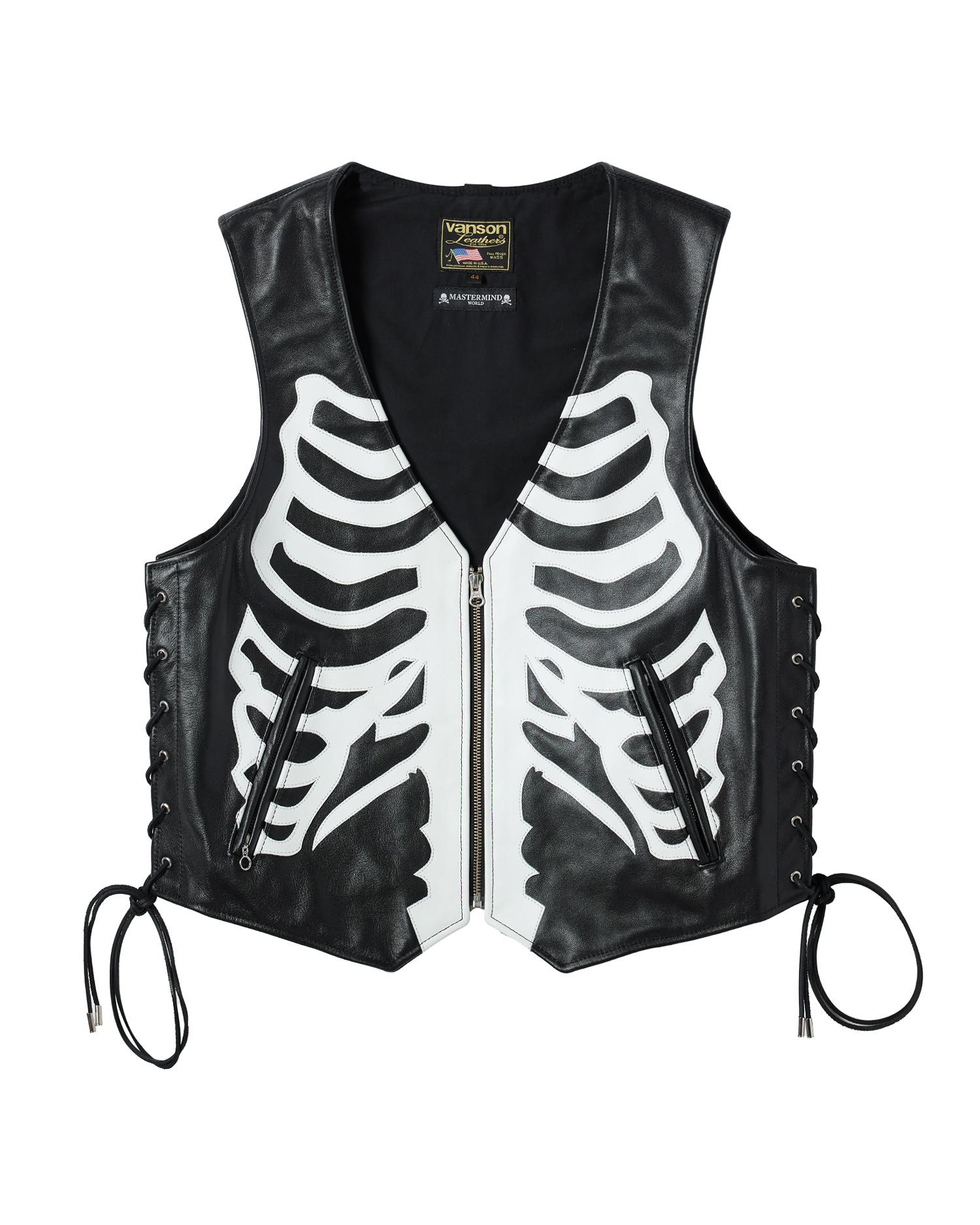 Skeleton vest by MASTERMIND