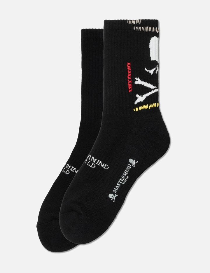 Stitch Crew Socks 2 by MASTERMIND