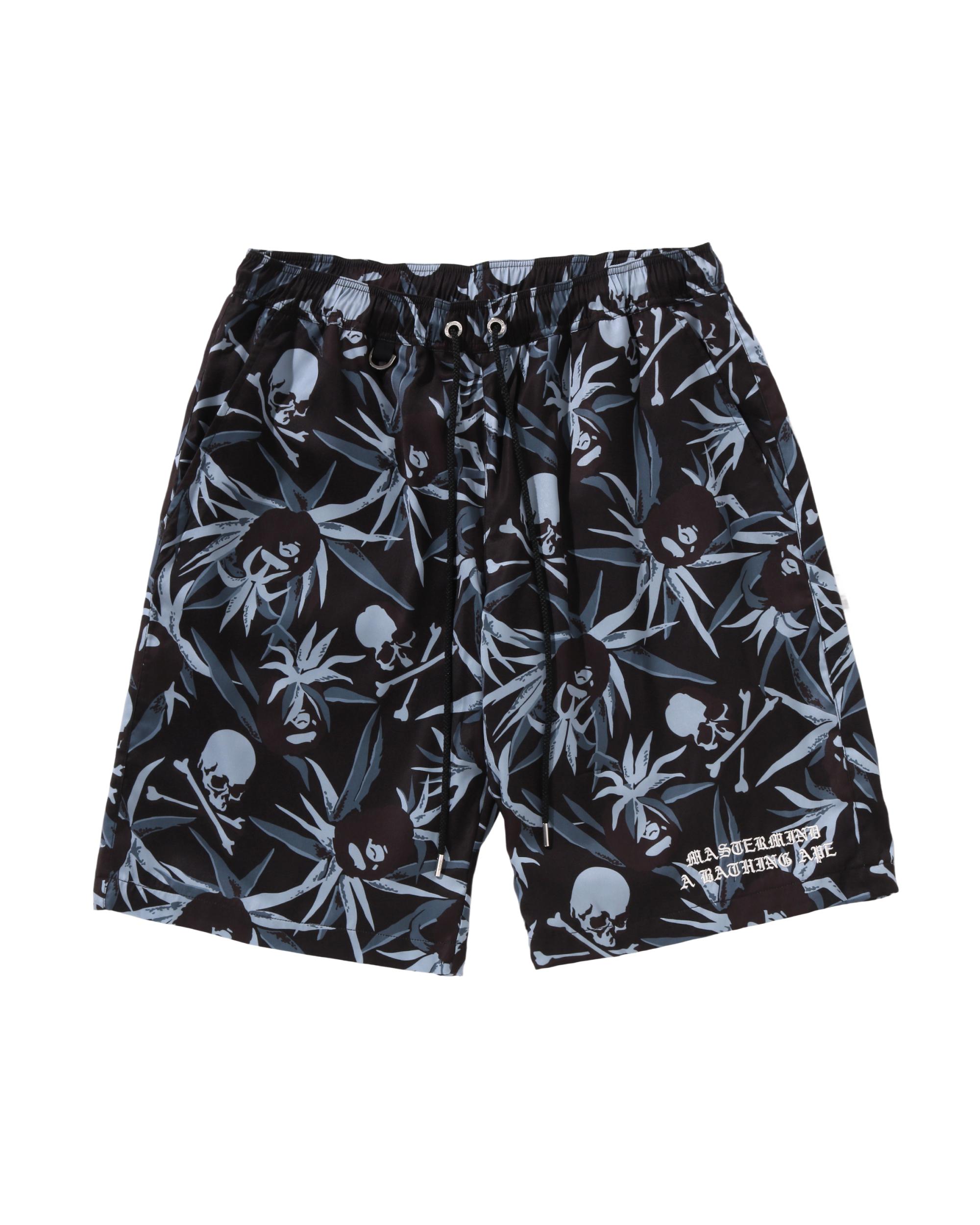Tropical Skull Camo Shorts by MASTERMIND X A BATHING APE
