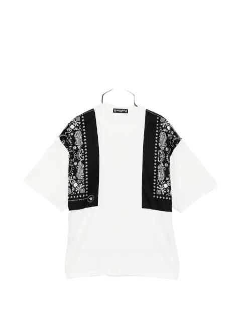 bandana-print T-shirt by MASTERMIND