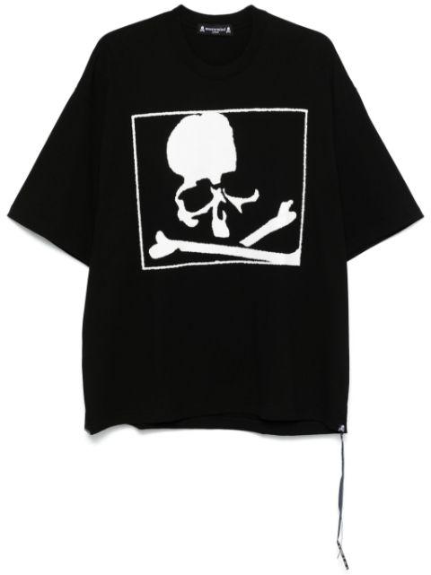 blurred skull T-shirt by MASTERMIND