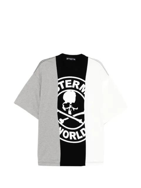 colourblock skull graphic T-shirt by MASTERMIND