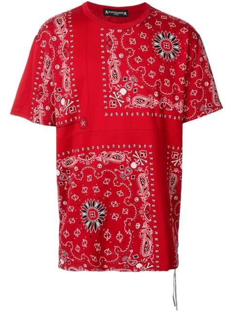 crew neck bandana print T-shirt by MASTERMIND