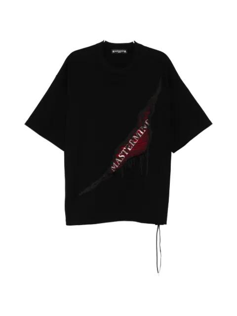 distressed ripped T-shirt by MASTERMIND