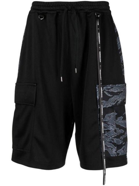 drawstring-waist cargo shorts by MASTERMIND