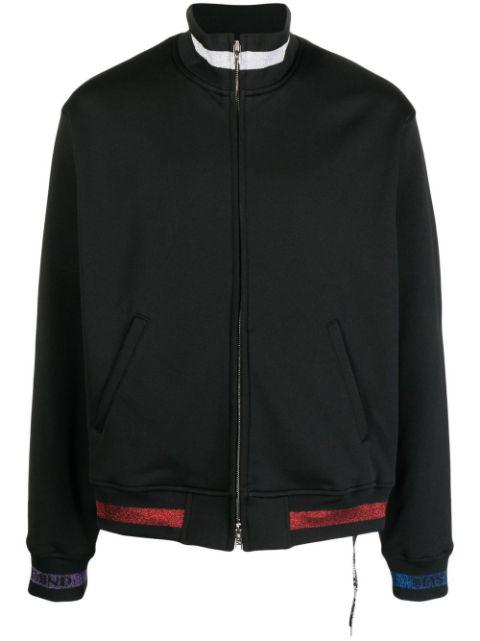 glitter-logo bomber jacket by MASTERMIND