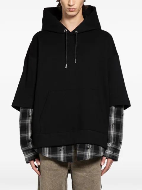 layered hoodie by MASTERMIND