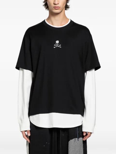 layered skull long-sleeve T-shirt by MASTERMIND