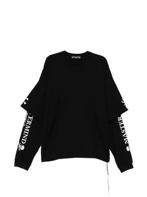 logo double sleeves T-shirt by MASTERMIND