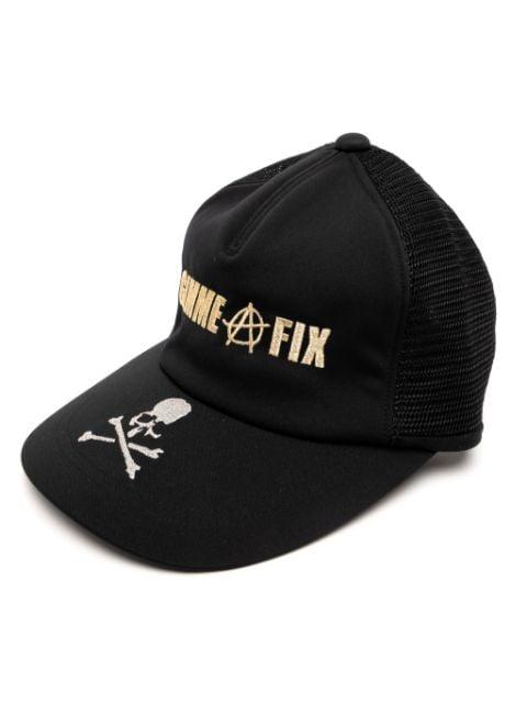 logo-embroidered cap by MASTERMIND