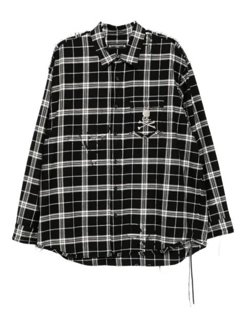 logo-embroidered shirt by MASTERMIND