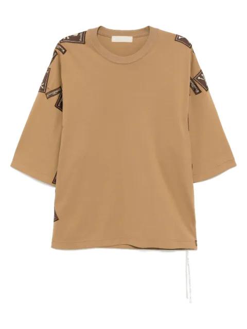 logo-embroidered t-shirt by MASTERMIND