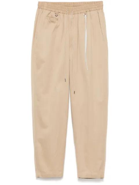logo-embroidered trousers by MASTERMIND