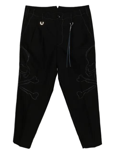 logo-embroidered trousers by MASTERMIND