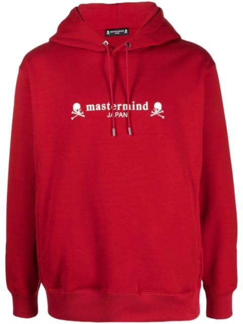 logo-print cotton hoodie by MASTERMIND