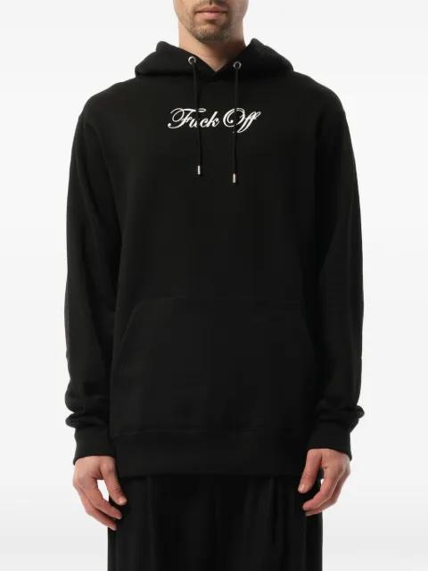 logo-print drawstring hoodie by MASTERMIND