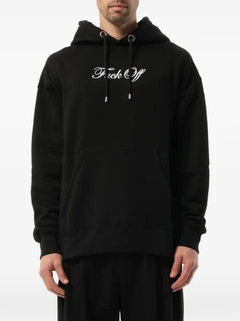 logo-print drawstring hoodie by MASTERMIND