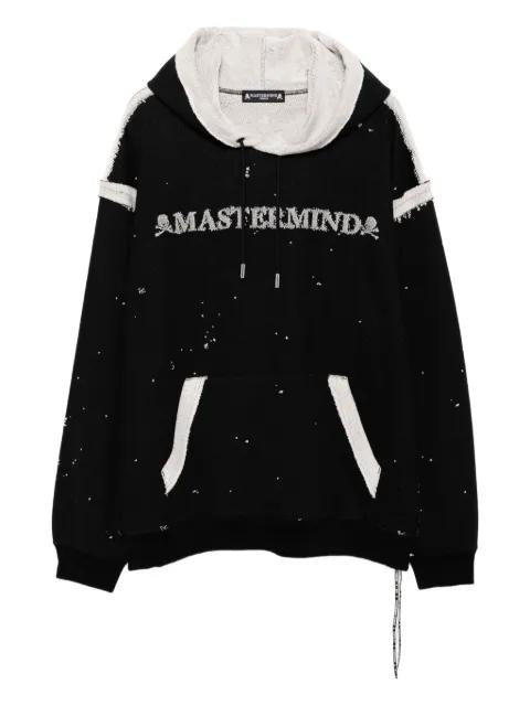 logo-print hoodie by MASTERMIND