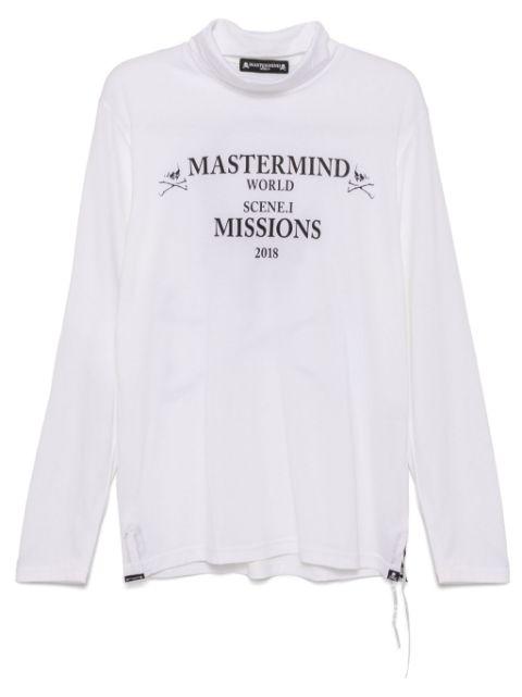 logo print long sleeve t-shirt by MASTERMIND