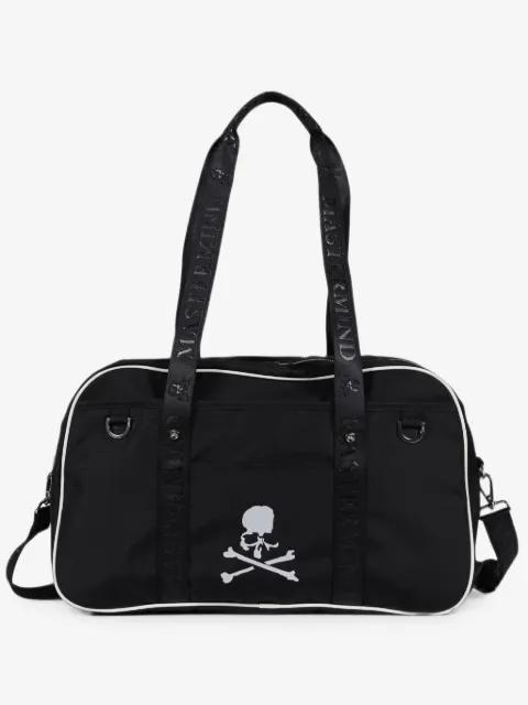 logo-print piped tote bag by MASTERMIND