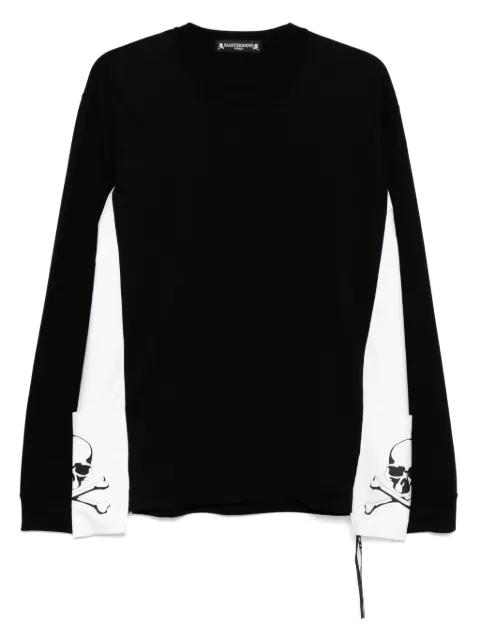 panelled T-shirt by MASTERMIND
