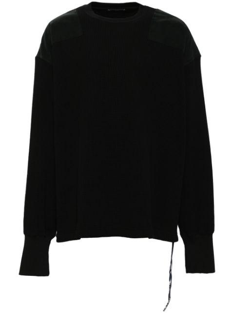 patchwork sweater by MASTERMIND