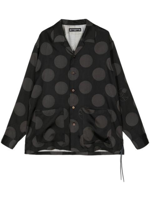 polka-dot silk shirt by MASTERMIND